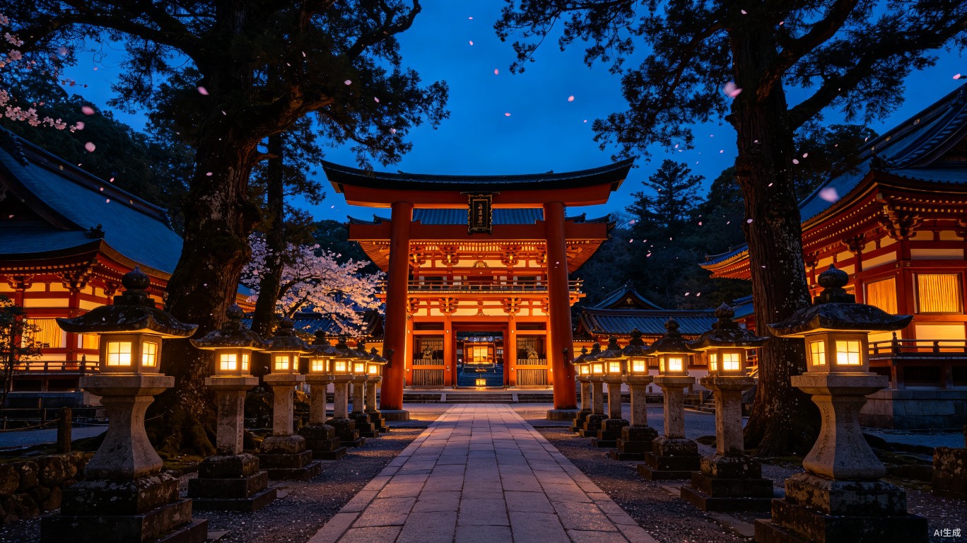 京都古寺灯笼